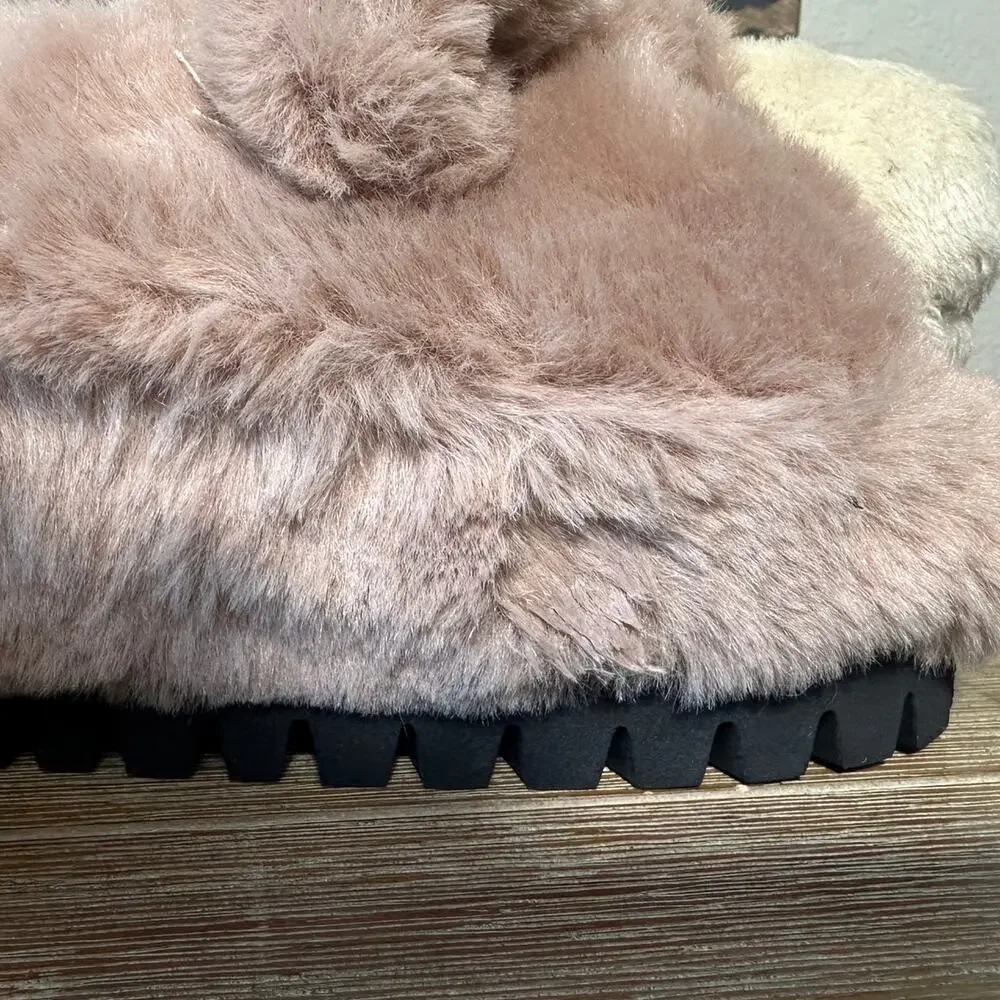 Dolce and Gabbana Pink Bear Slides, Slippers,  Christmas‎ Gift, EU 35 US 4.5-5